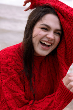 Salanida sweater styled for everyday wear