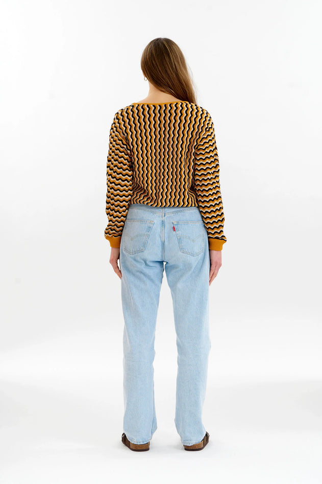 Komodo Clover sweater, back view