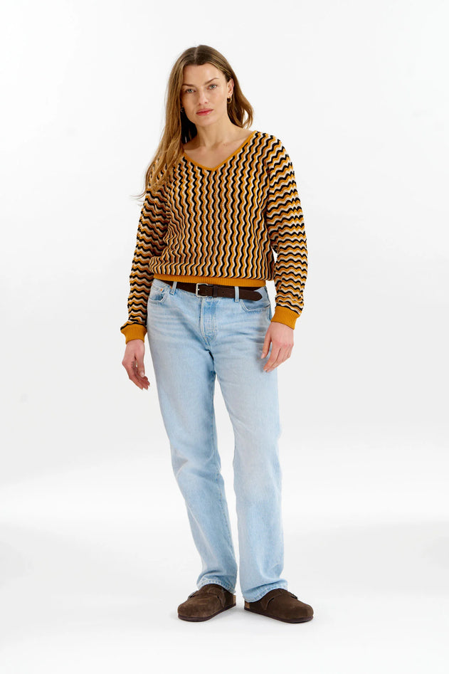 Komodo Clover sweater, side view
