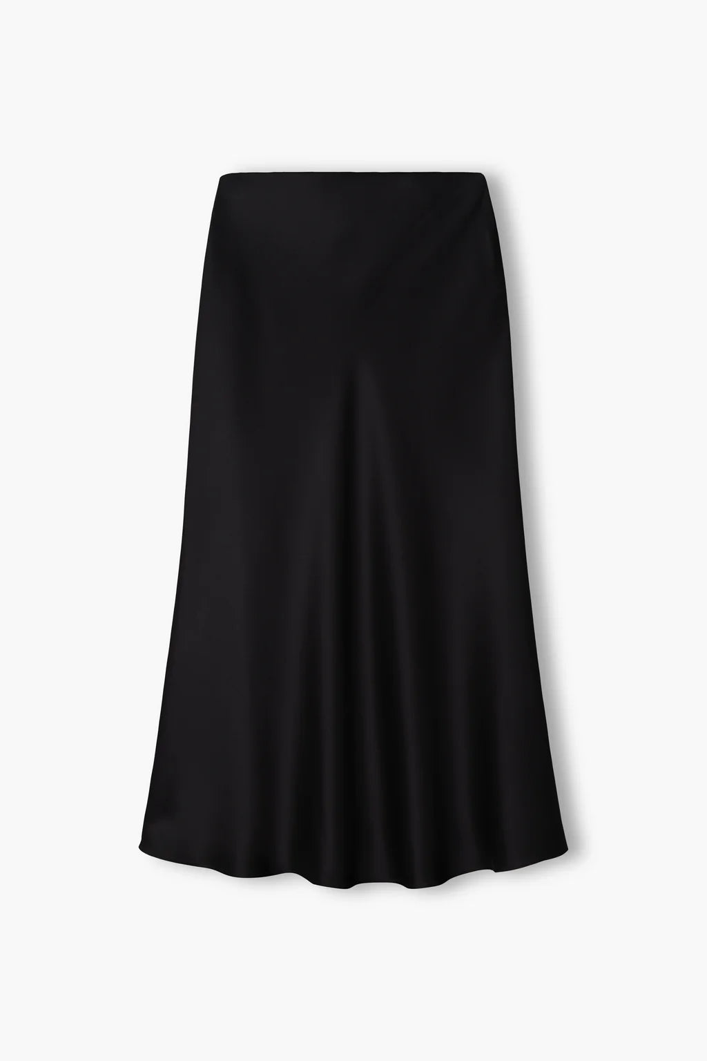 Original Story black satin skirt, back view