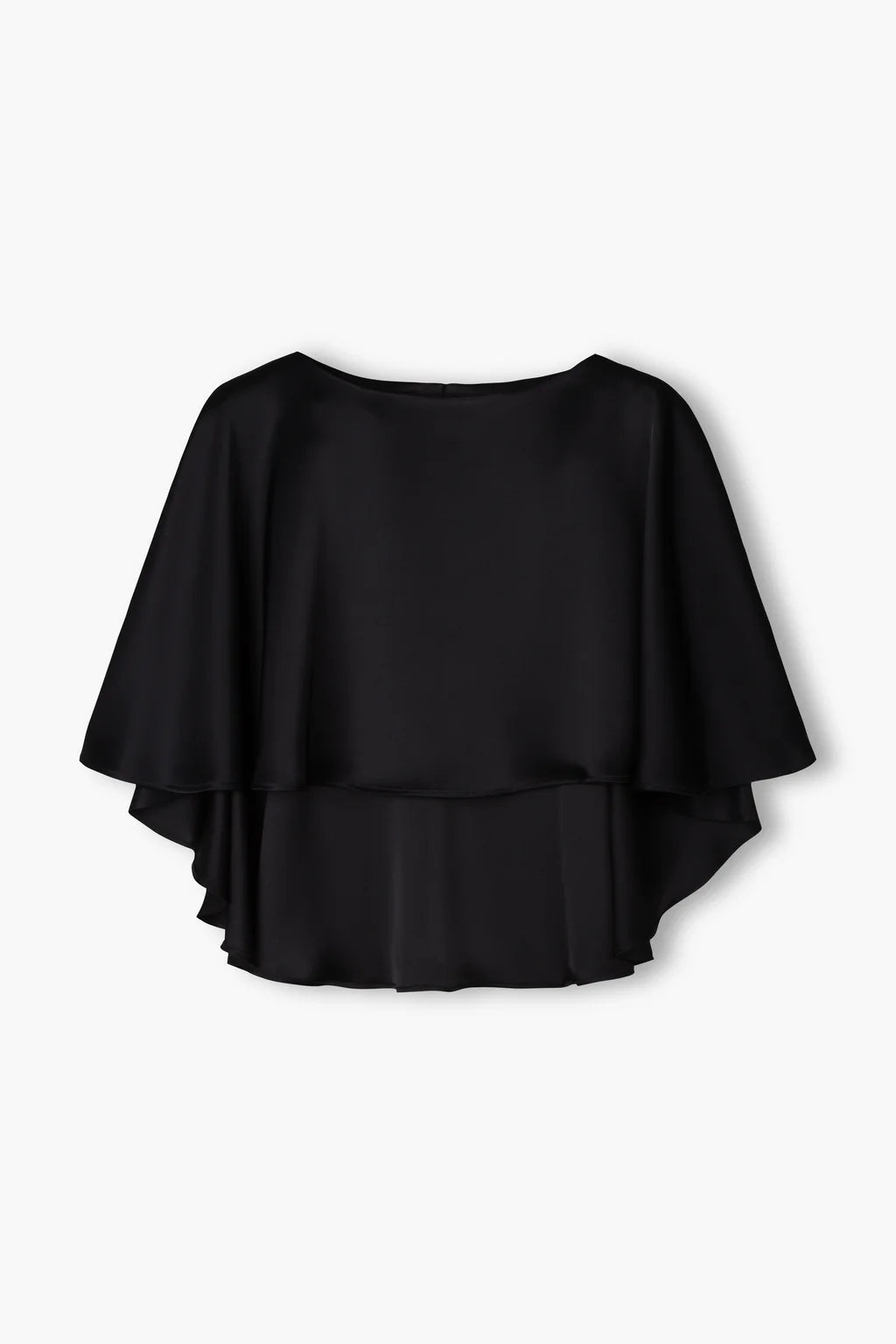 Original Story black satin cape, back detail