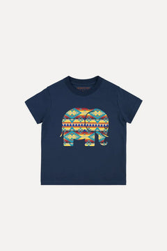 Kid's Navajo T-Shirt Trendsplant Blue