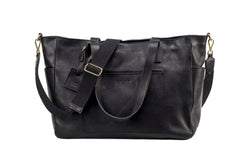 Leather Tote Fifth Avenue Collection Black