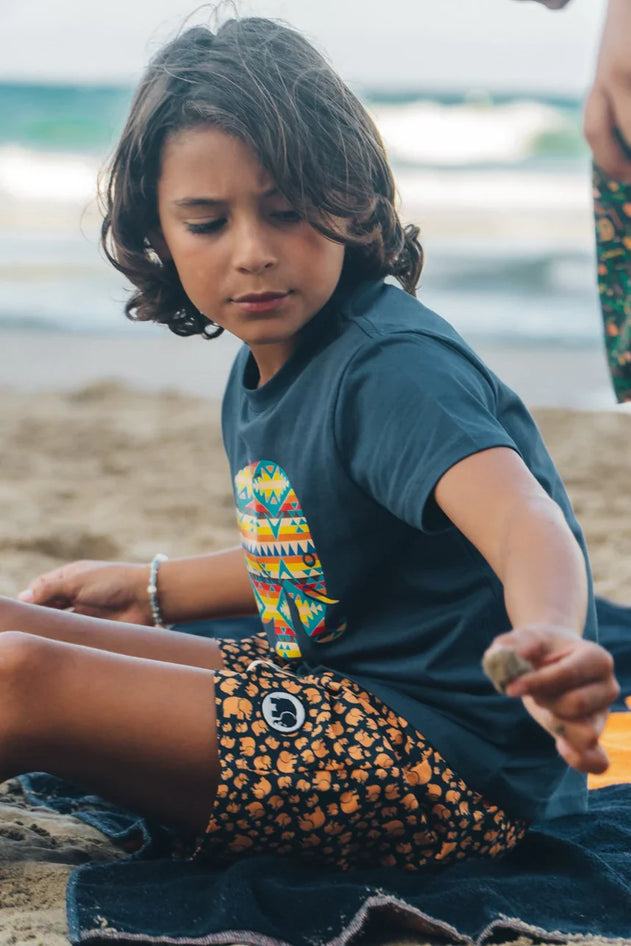 Kid's Navajo T-Shirt Trendsplant Blue