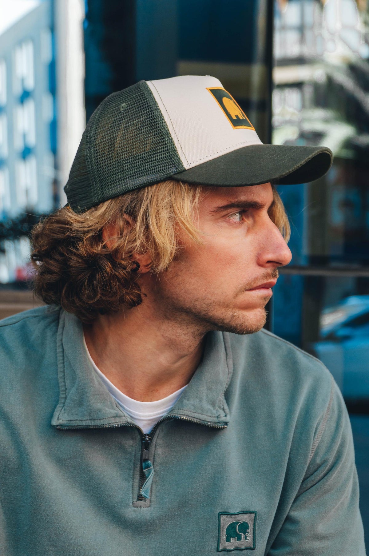 Classic Trucker Lippalakki Vihreä