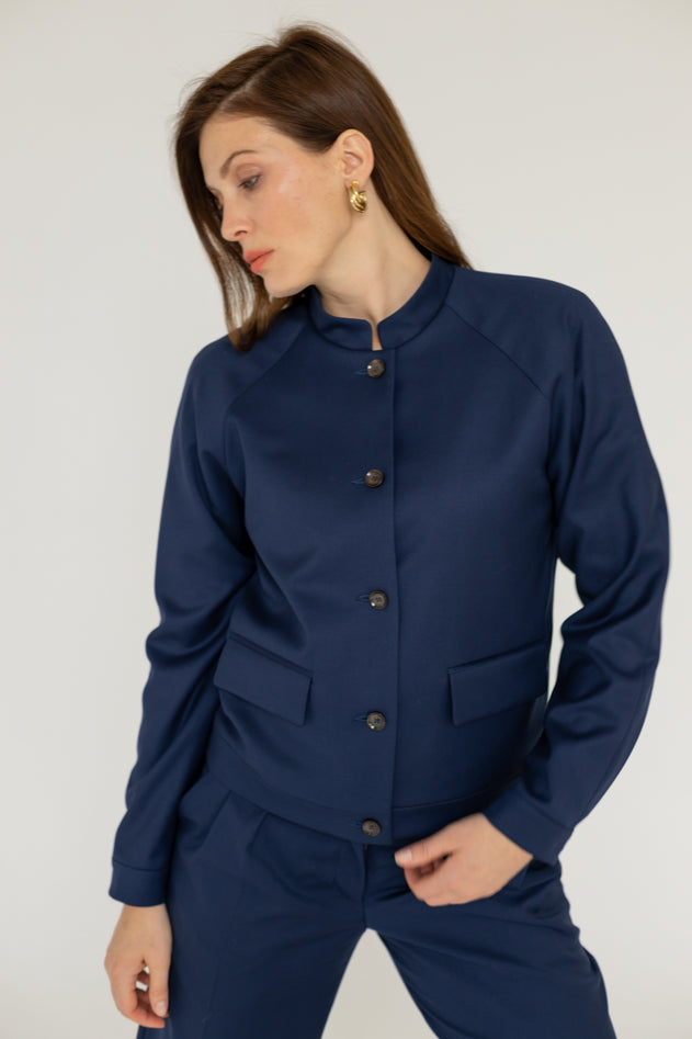 Enzo Blazer Navy Blue