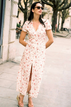 Saule Dress Off White Floral