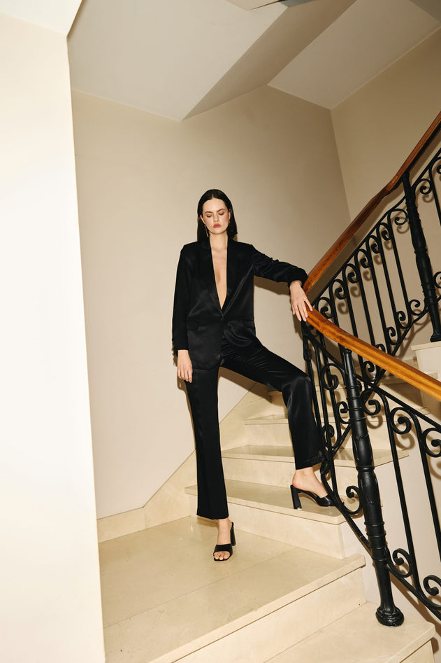 Vogue Evening Housut Musta