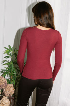 Mehonia Long Sleeve Red