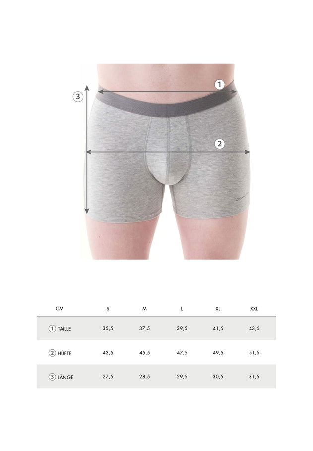 Brunno Boxer Brief 6 Pack Navy Blue