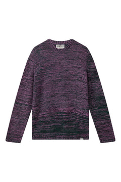 Close-up of fuchsia merino wool knit texture