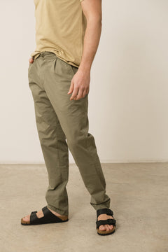Men's Herman Linen Blend Chino Pants Green