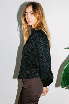 Hortensia Blouse Black