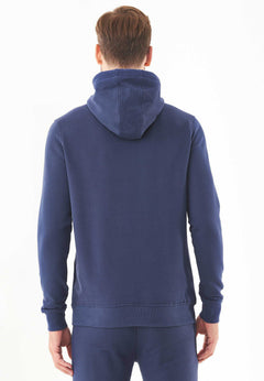 Men's Basic Soft Touch Organic Cotton Hoodie Navy