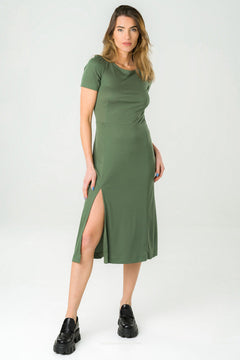 Victoria Dress Bronze Green