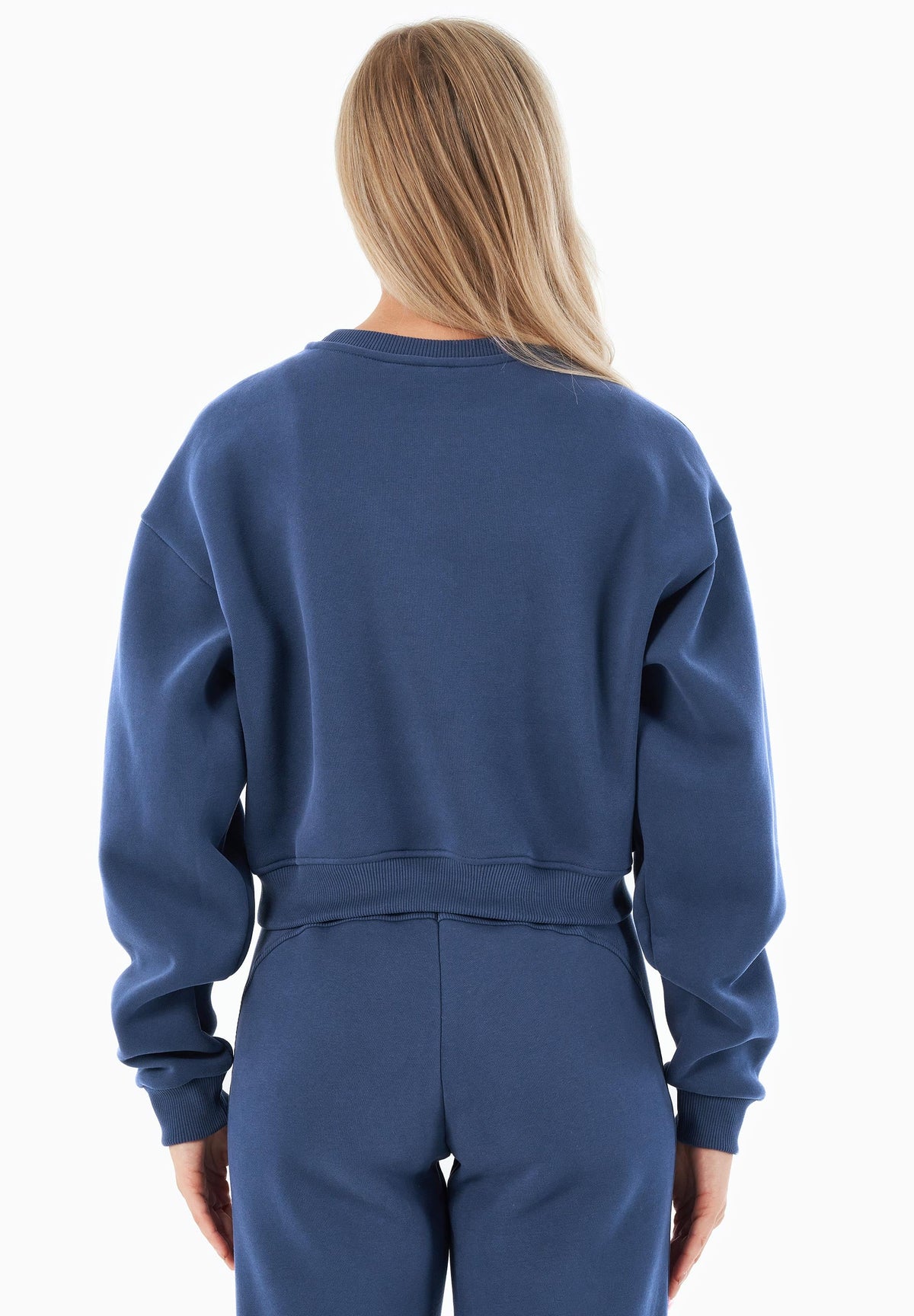 SILLIVIA Crop Collegepaita Laivastonsininen