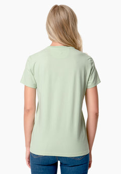 Tennur Women's Basic Round Neck T-Shirt Foam Green