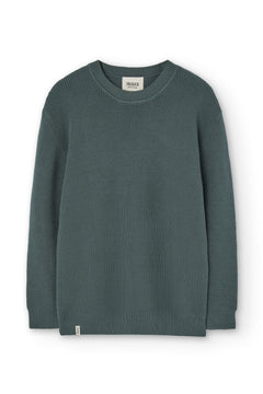 Men's Tam Organic Cotton Sweater Hydrangea blue