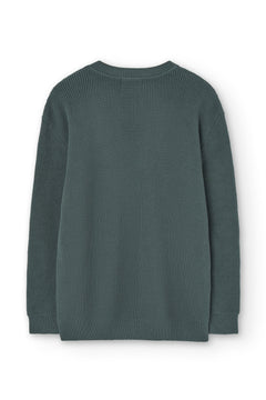 Men's Tam Organic Cotton Sweater Hydrangea blue