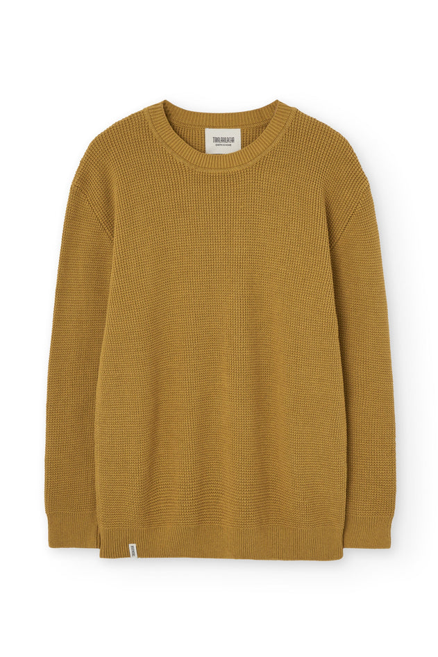Men's Tam Organic Cotton Sweater Mustard