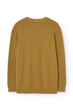 Men's Tam Organic Cotton Sweater Mustard