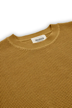 Men's Tam Organic Cotton Sweater Mustard