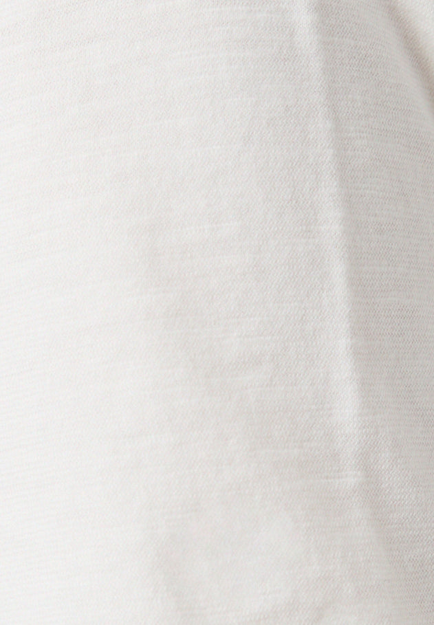 Women's Basic Round Neck T-Shirt Off White