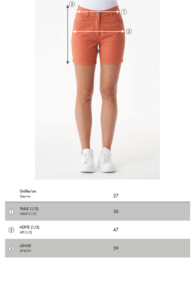 Organication size chart WCASUAL069