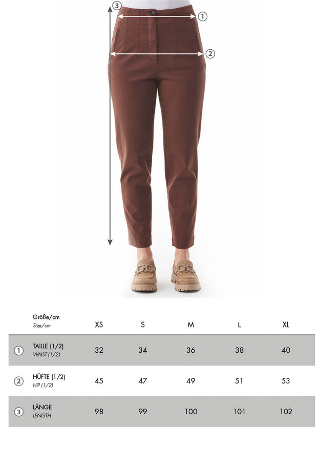 WOR18005 size chart