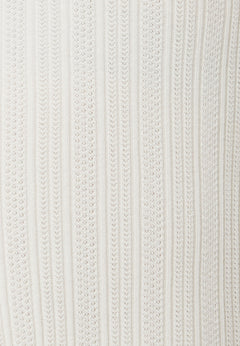 Jacquard Housut Luonnonvalkoinen