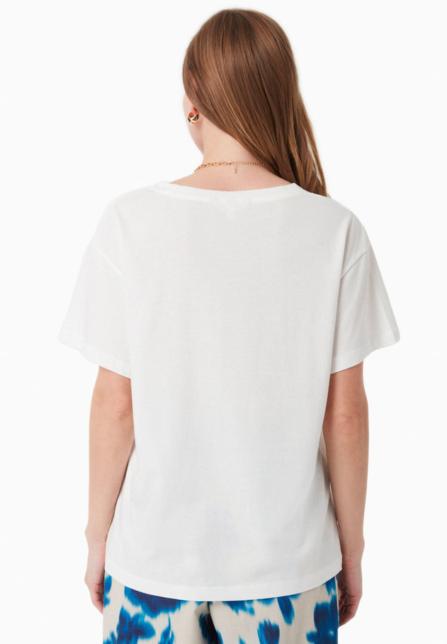 V-Neck T-Shirt Off-White