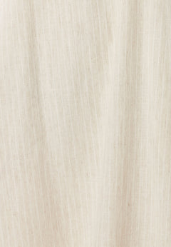 Striped Long V-Neck Summer Dress Natural/Off White