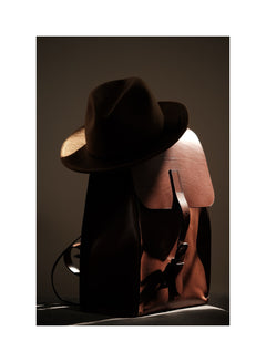 Leather Backpack Mod 120 Cuoio Brown
