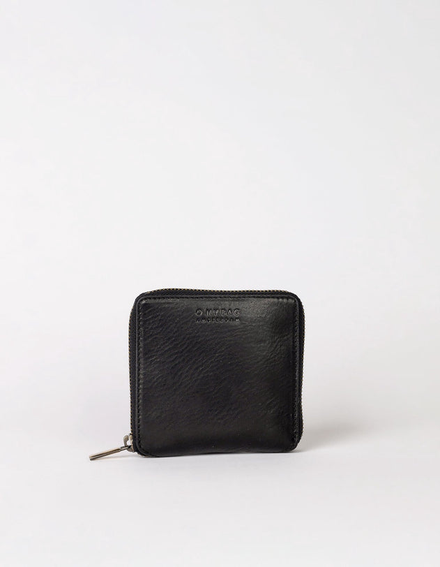 Sonny Square Wallet Stromboli Leather Black