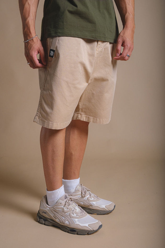 Ecodye Cotton Climber Shorts Sand Beige