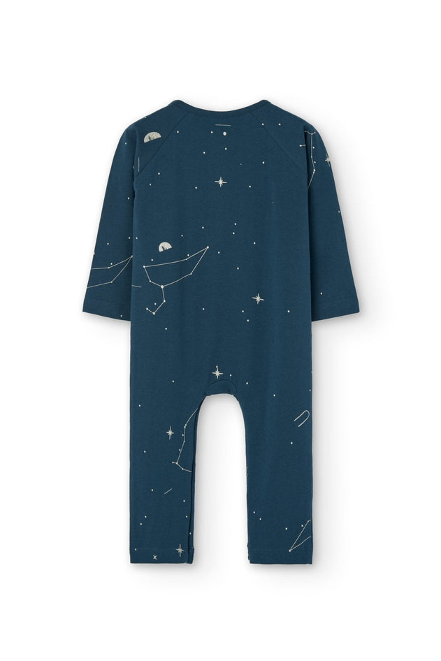 Baby's Guida Long Sleeve Jumpsuit Blue Constellations