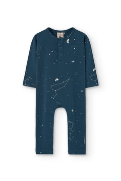 Baby's Guida Long Sleeve Jumpsuit Blue Constellations