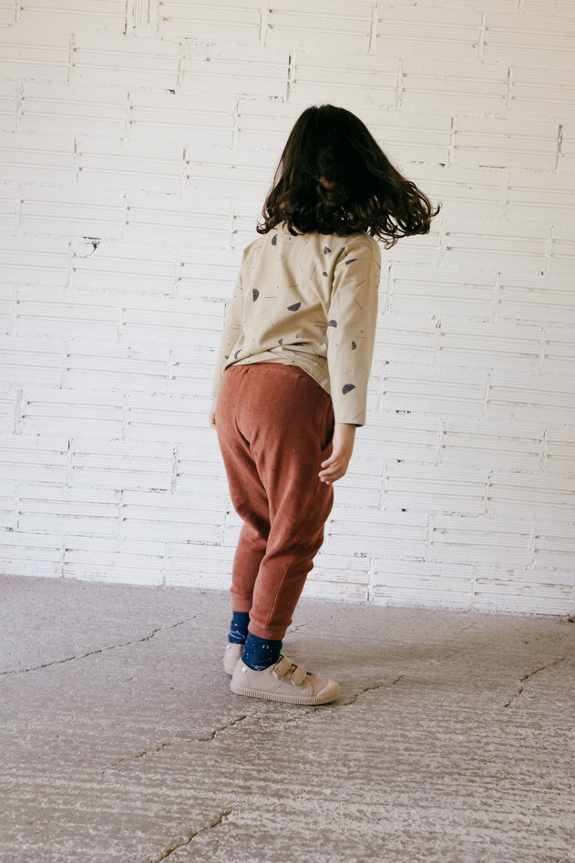 Kid's Galina Terry Pants Mars Red