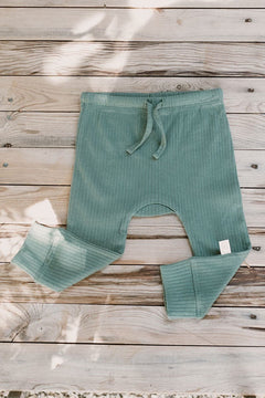Baby's Joali Ribbed Pants Emerald Green