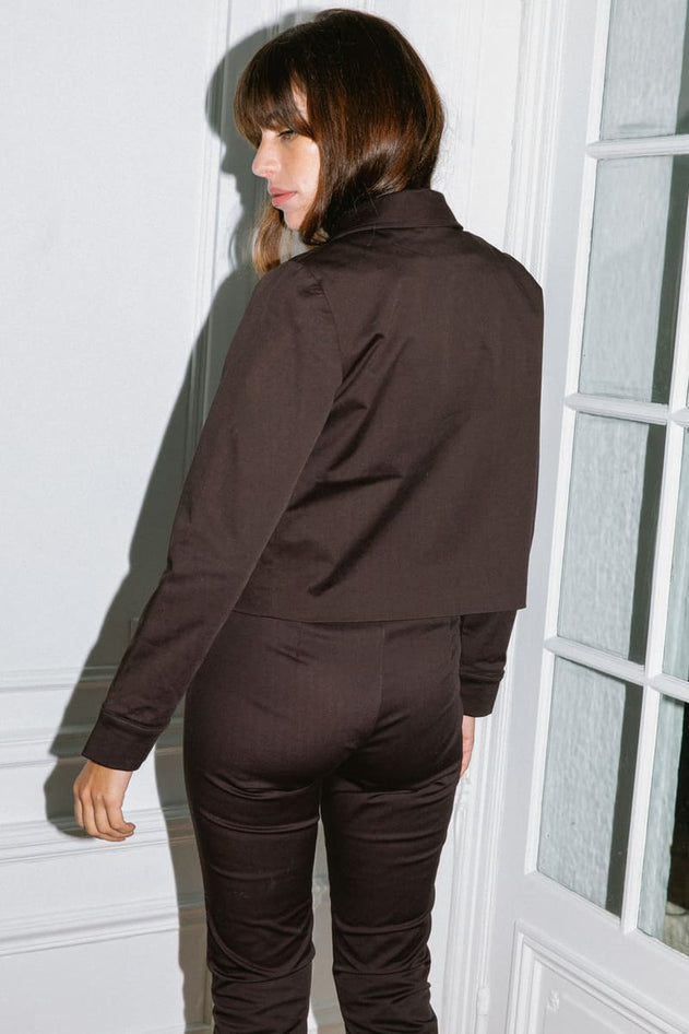 Dahlia Jacket Brown