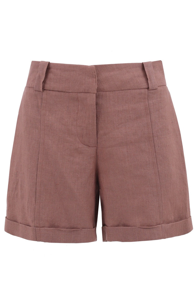 Cassis Linen Set Light Chocolate