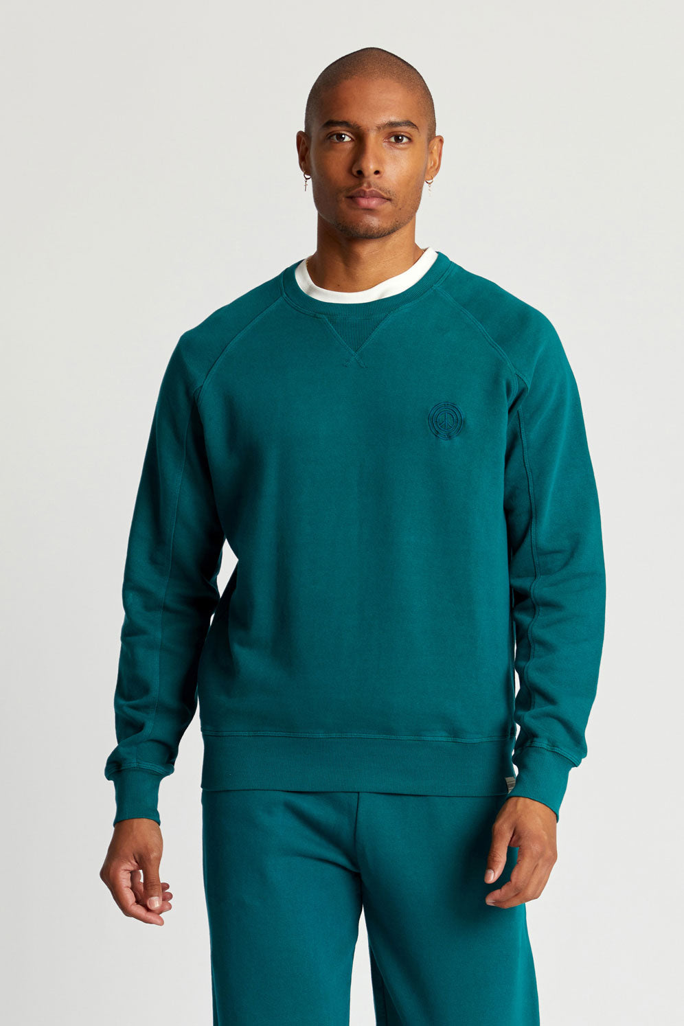 Anton Sweatshirt Teal Green