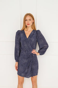 Margot Silkkimekko Starry Night Tummansininen
