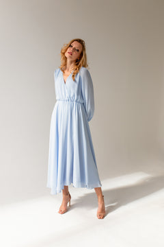 Magnolia Mekko Plain Sininen