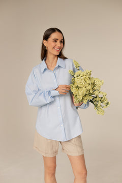 Lniane Linen Shorts Beige