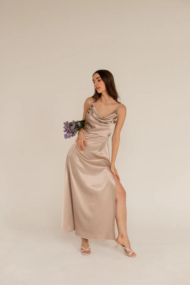 Marlena Satiinimekko Champagne