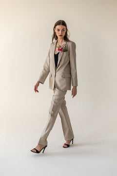 Silk Pants Champagne