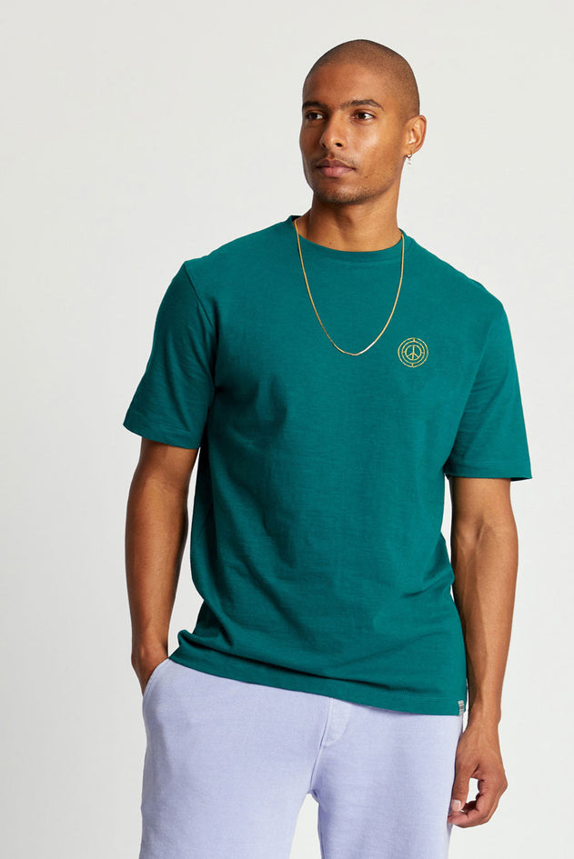 Kin Tee Organic Cotton Teal Green