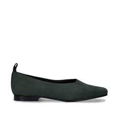 Melita Vegan Ballerina Flats Green
