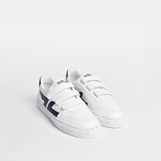 Alpha Velcro Sneakers White / Marine